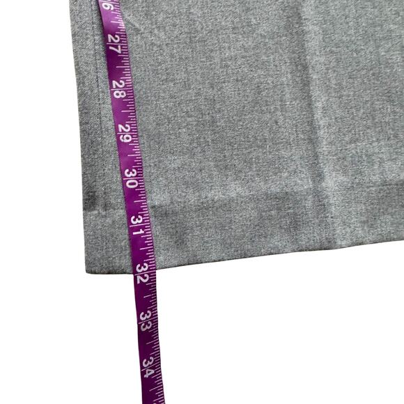 Talbots Wide Leg Dress pants Curvy Women Sz 10 Light Gray Career Trousers - Picture 10 of 13